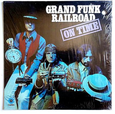 GRAND FUNK RAILROAD - ‎On Time - Vinyl LP 1969 Capitol ‎ST-307