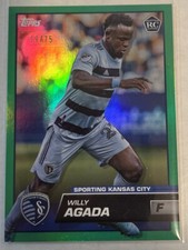 WILLY AGADA #182 2023 Topps MLS Green Foil #19/75 Sporting KC Rookie RC