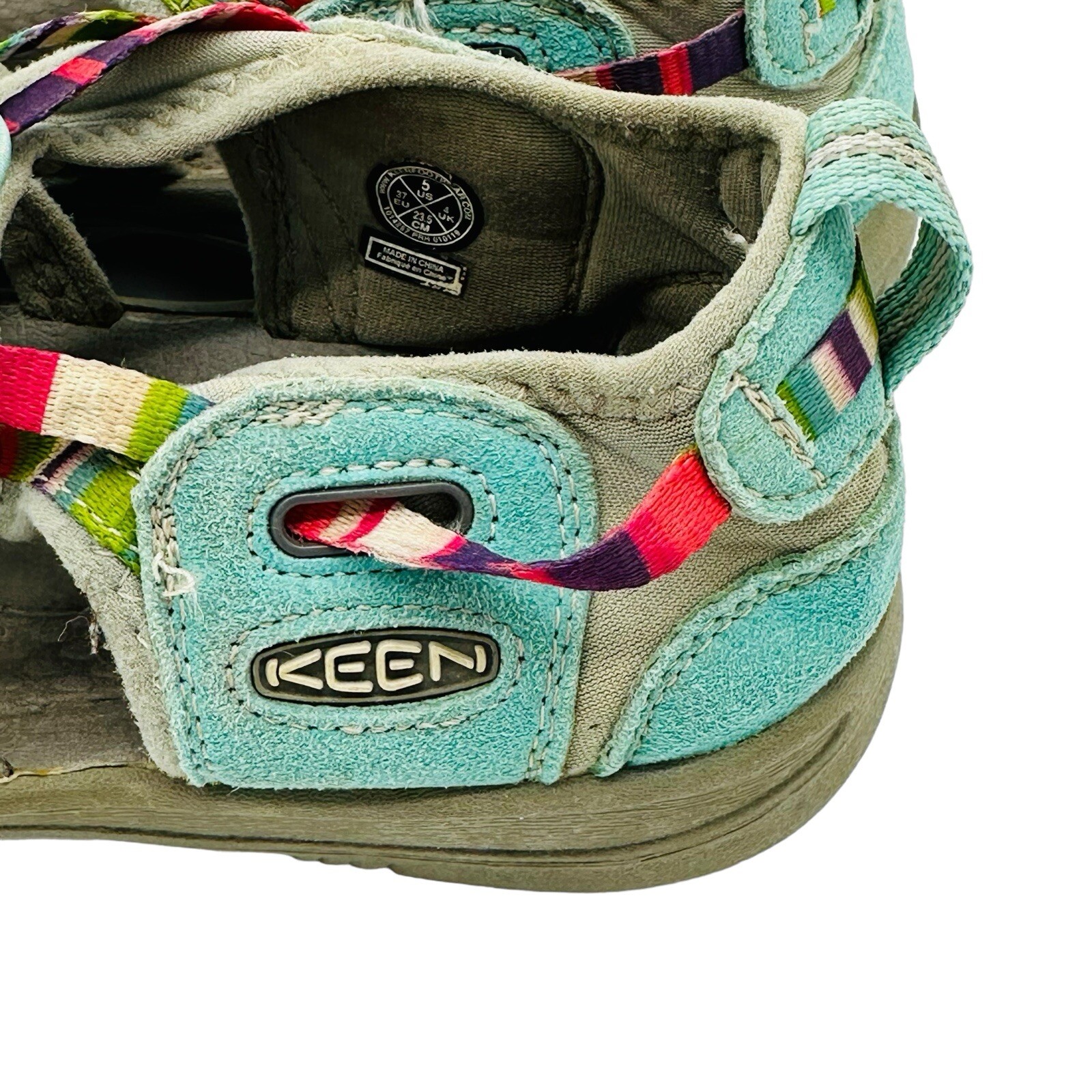 Sandali sportivi KEEN Whisper Raya Fusion scarpe da trekking acqua ragazza taglia 5 multicolore