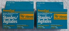 (2) NEW Powerfast 3/8'' Heavy Duty Staples 36120 (1000 Count Box)