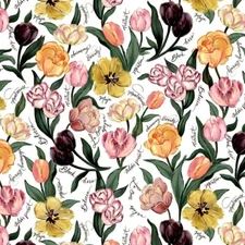 Michael Miller - Flower Market - Tulip Mania - Multi