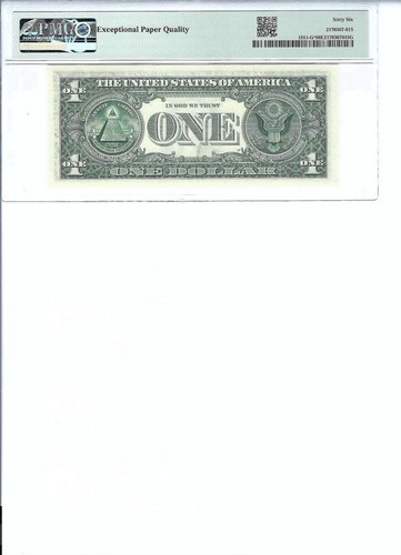 1981 $1 FRN FR1911-G* PMG 66 EPQ, Chicago * Note S/N G02004270*!!! - Picture 2 of 2