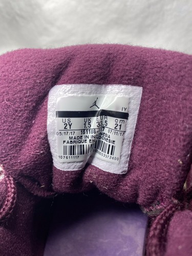 Nike Air Jordan 12 Retro XII Bordeaux BP PS 151186-617 Release 2017 Size 2Y - Picture 12 of 12