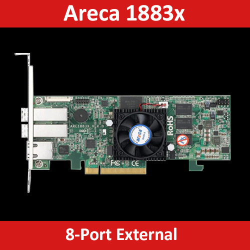 Areca ARC-1883X SAS | SATA | 12G Dual Core | Controller RAID PCIe 3.0 - Foto 1 di 1