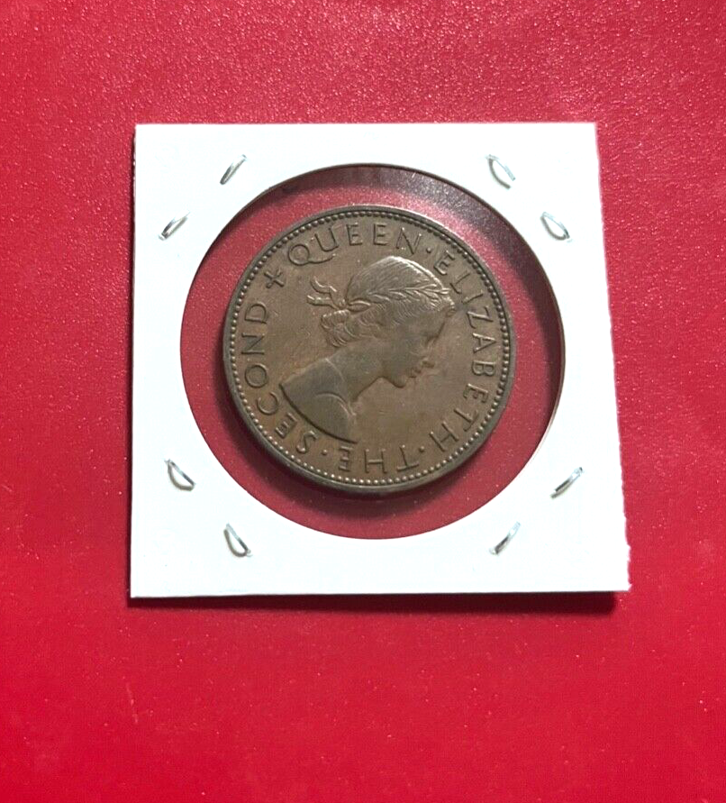 1957 NEW ZEALAND ONE PENNY COIN - NICE WORLD COIN !!! | eBay