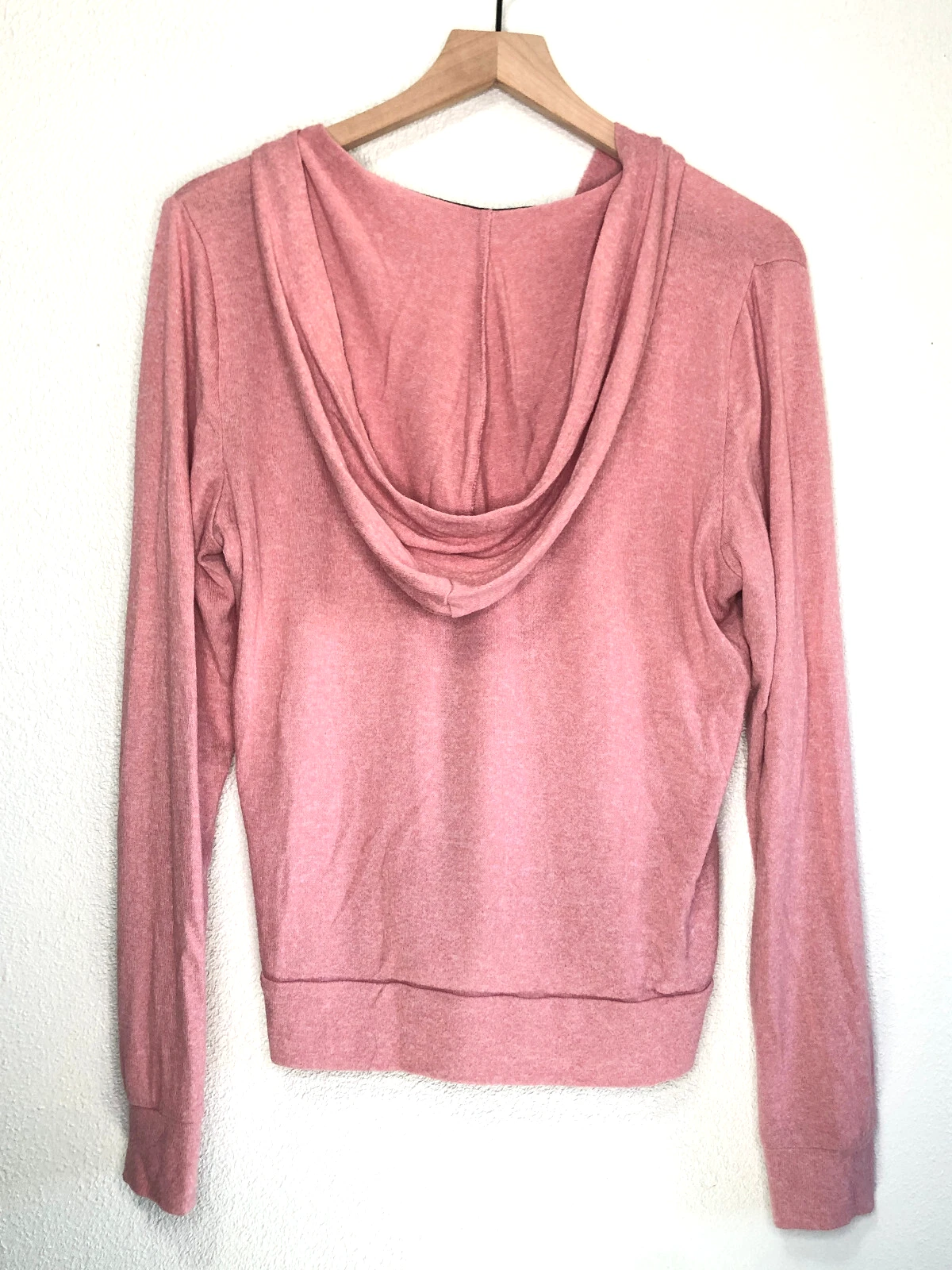 UNDERCOVER Maglione donna Victoria's Secret ROSA accogliente stringato felpa con cappuccio lounge relax comodo