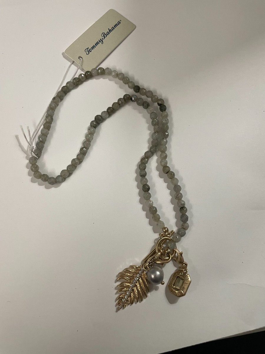 Tommy Bahama Harbor Island Charm Pendant Labradorite Beads