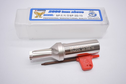 Taladro indexable SP-13-C20-2D U 13 mm C20-2D PARA SPMG050204 Φ13 - Hoja 2D - Imagen 2 de 3