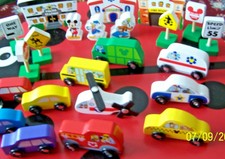 melissa and doug mickey mouse clubhouse deluxe wooden vehicles set