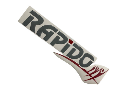 Rapido sticker, for the front door or anywhere else, large 3D