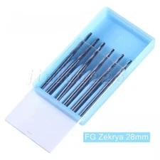 6Pc Dental Surgical Carbide Bone Cutters Finishing High Speed Burs FG Bur 28mm