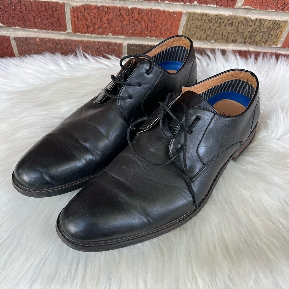 David Stone Faux Leather Oxford Toe Loafers | eBay