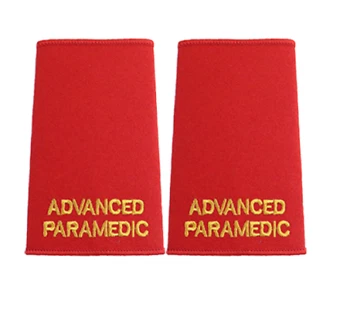 DOES NOT APPLY. Advanced Paramedic Red Epaulettes