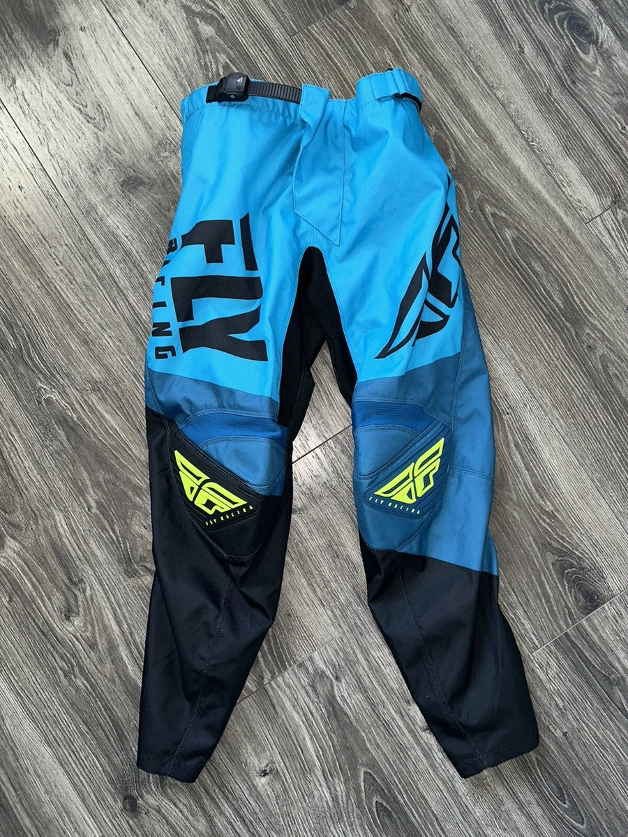 Fly Racing F 16 Motocross Riding Off Road Pants Size 28 Blue EUC