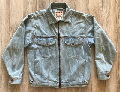 zip up jean jacket