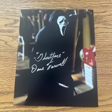 Dane Farwell Signed 8x10 Photo Ghostface Stuntman Autograph Scream Wes Craven