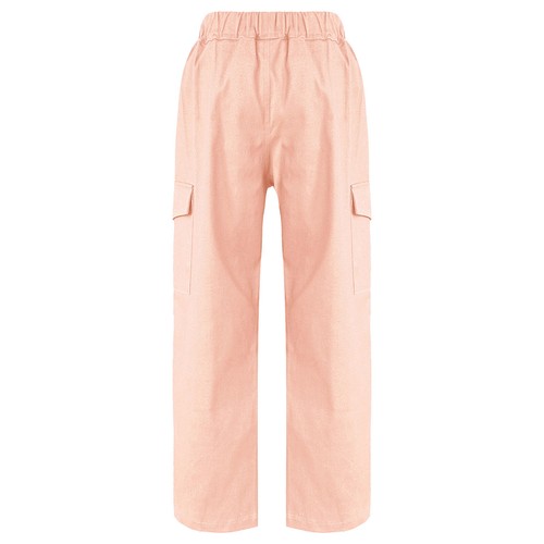 Kids Girls Loose Cargo Long Pants Casual Jogger Sweatpants Trousers Street Wear - Picture 27 of 49