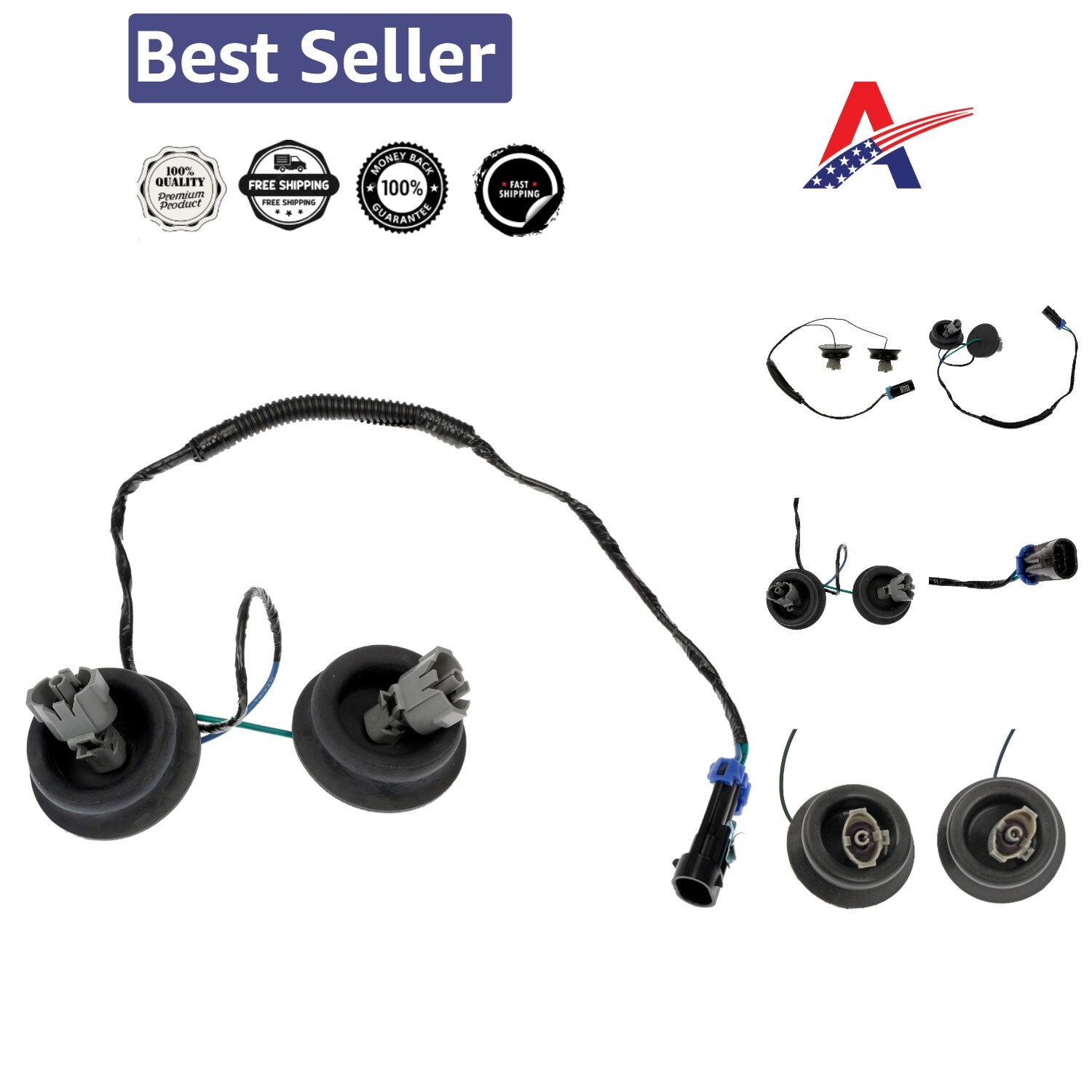 Lightweight Knock Sensor Connector - Restores Engine Performance for GM Vehicles