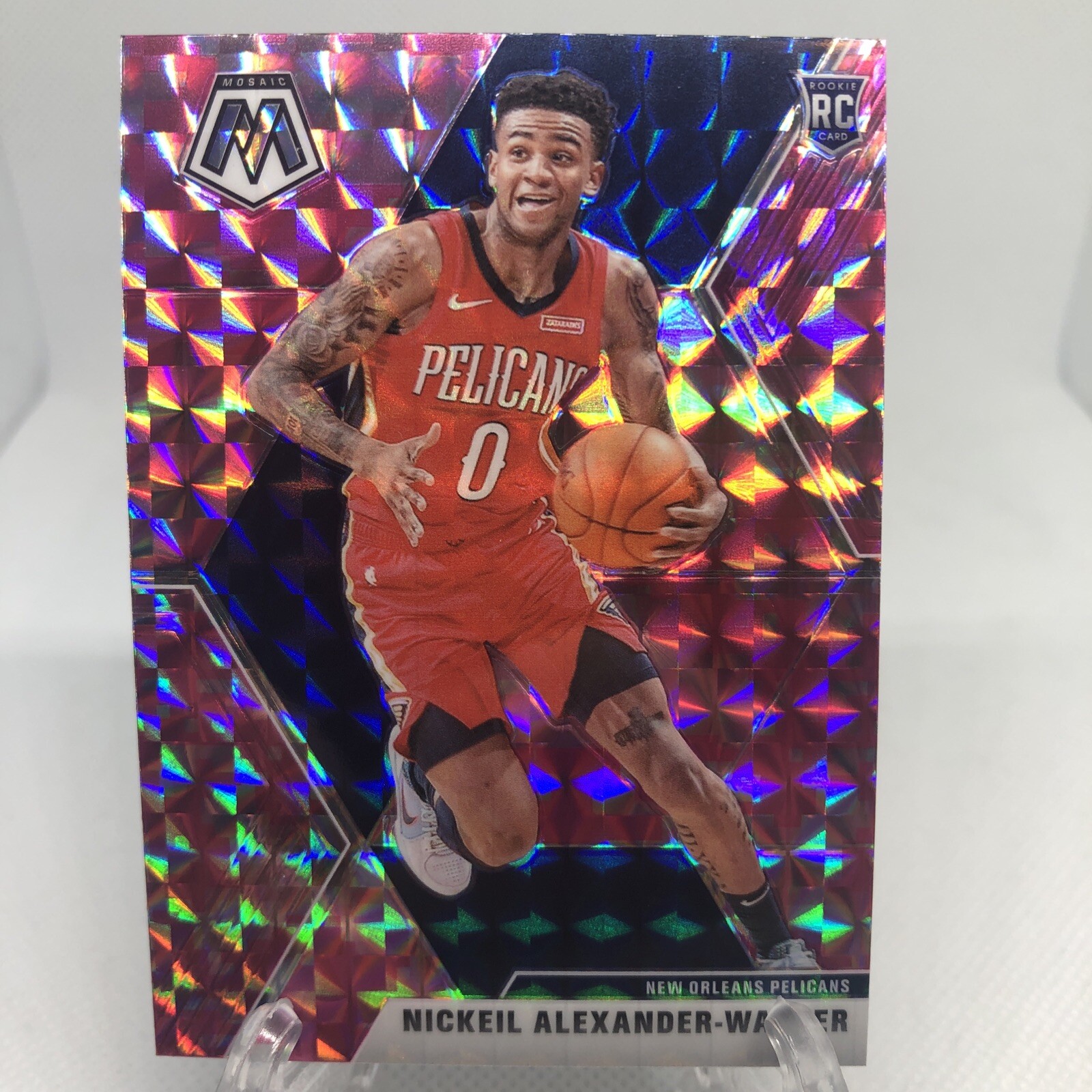 Nickeil Alexander-Walker - 2019-20 Mosaic Pink Camo Mosaic Prizm Rookie RC #205