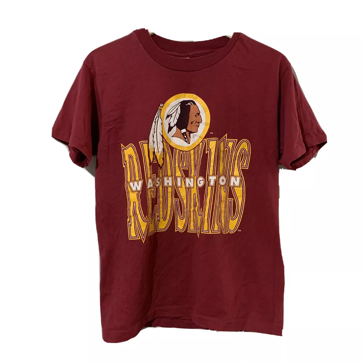 Vintage 80s Washington Redskins shirt Medium soft thin single