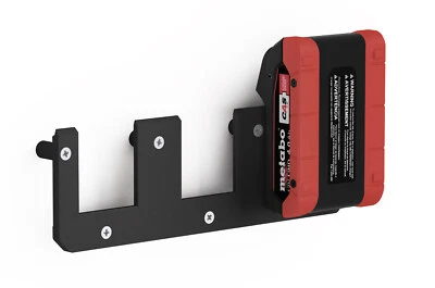 NEWGROUND DESIGNS Akkuhalter Wandhalterung für 3 Metabo 18V Akkus - CAS Akku-Halterung Halter 18V