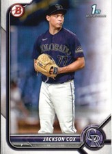 2022 Bowman Draft #BD-174 Jackson Cox