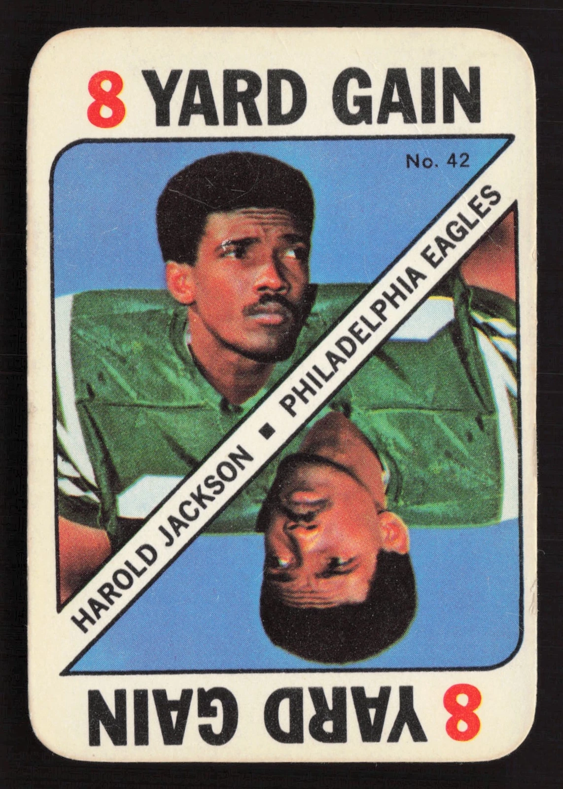 Harold Jackson 1971 Topps Game Inserts #42 Philadelphia Eagles VG CR