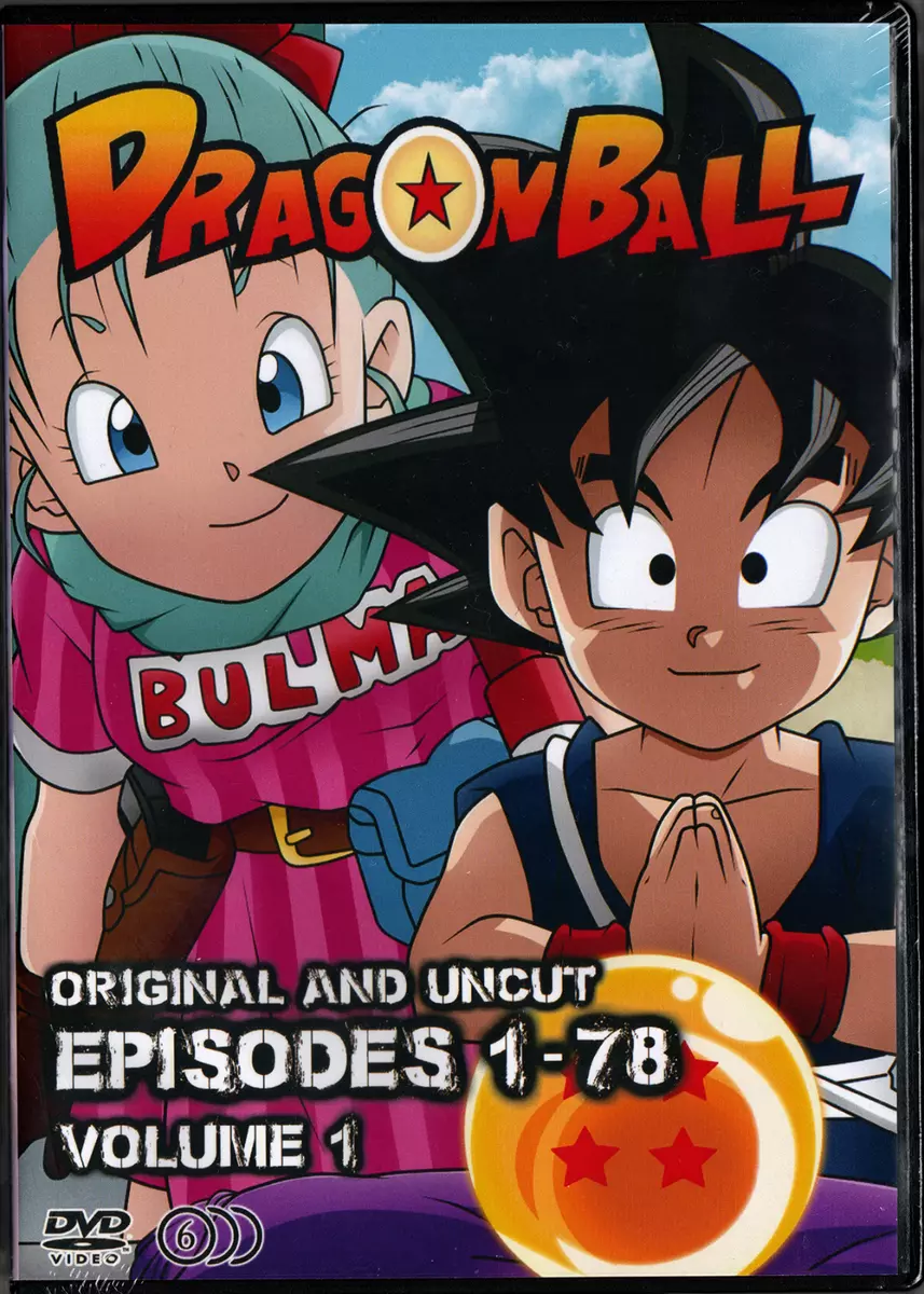 DVD Dragon Ball Eps 1-153End + Dragonball Z Ep 1-291End. English Dub. Dual  audio