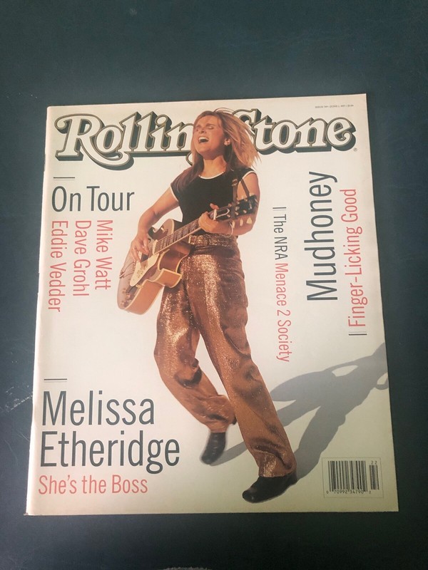 Rolling Stone Magazine June 1995 Melissa Etheridge Mudhoney The NRA Eddie Vedder
