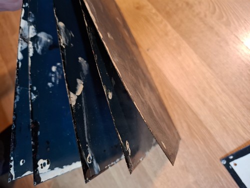 Insegna vintage metallo TESCHIO AVVERTIMENTO PERICOLO UCCIDI ALTA TENSIONE metallo smaltato originale - Foto 10 di 22