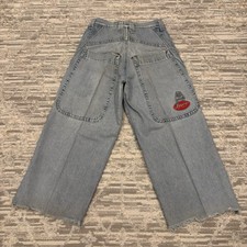 JNCO Big Rig 26  Bottom Jeans Men 33x27 Thrashed Baggy Bulldog Made In USA Rare