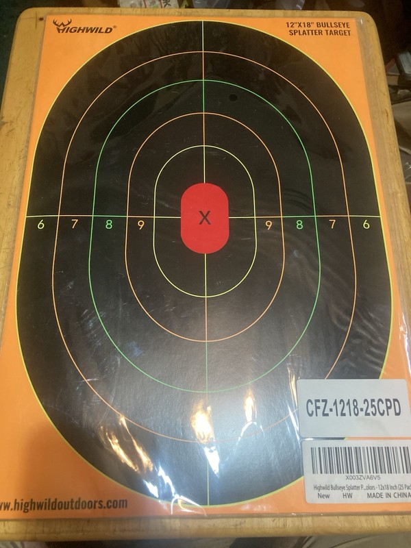 Highwild 12” X  18” Bullseye Splatter Targets 25 PK