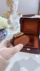 ✅ Custom 24k Gold Plated Apple Watch Series 9 Black Band | Water Resistant | Box