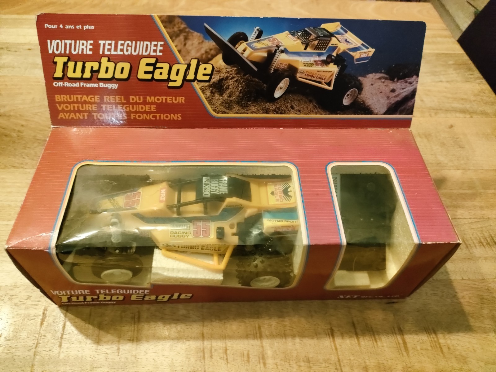Voiture Télécommandée NIKKO Turbo Eagle Véhicule Radiocommandé Buggy 1/18 de Collection