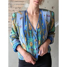Vintage Floral Garden Patterned Blazer