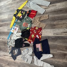 Boys Summer Clothes Shorts, Tees  More Pjs Pants Long/short Sleeve Lot Of 15