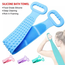 SILICA GEL BATH TWO SCRUB TOWEL BATH BELT BODY BRUSH UNIQUE