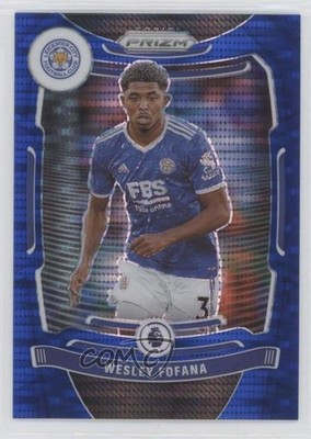 2021-22 Panini Prizm Premier League Breakaway Blue 137/199 Wesley Fofana #17 5ya