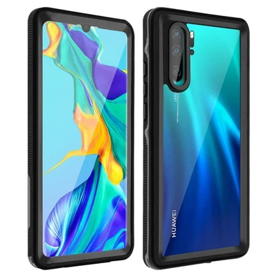 Redpepper Coque pour Huawei P30 Pro Bi-matière Waterproof 2m Film Écran Noir - Photo 1/4