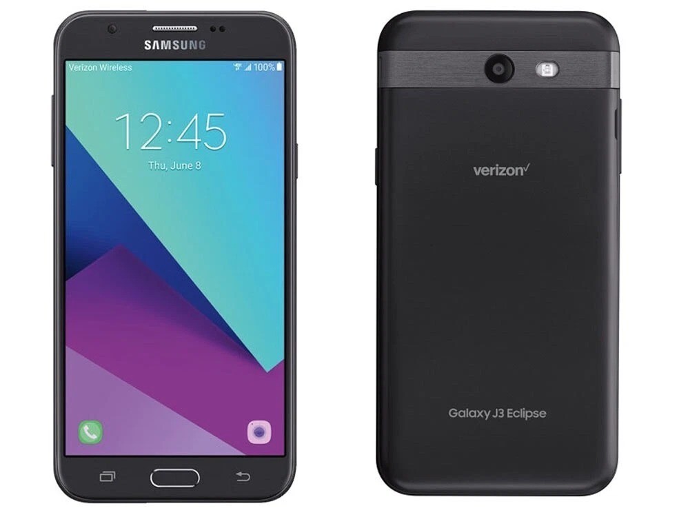 Samsung Galaxy J3 Eclipse 16GB Black SM-J327V Verizon Locked Smartphone: