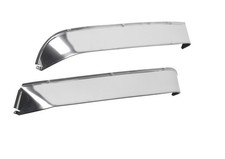 Belmor Vs-pbhv-1 Truck Ventshades Side Window Rain Deflector Stainless 2pc