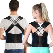 Back Brace Posture Corrector for Women and Men, Shoulder Straightener Adjustable