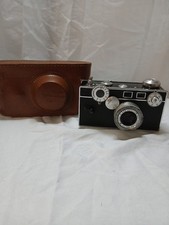    Vintage Argus C3  The Brick  Rangefinder Camera Cintar 50mm f/3.5 Leather Case
