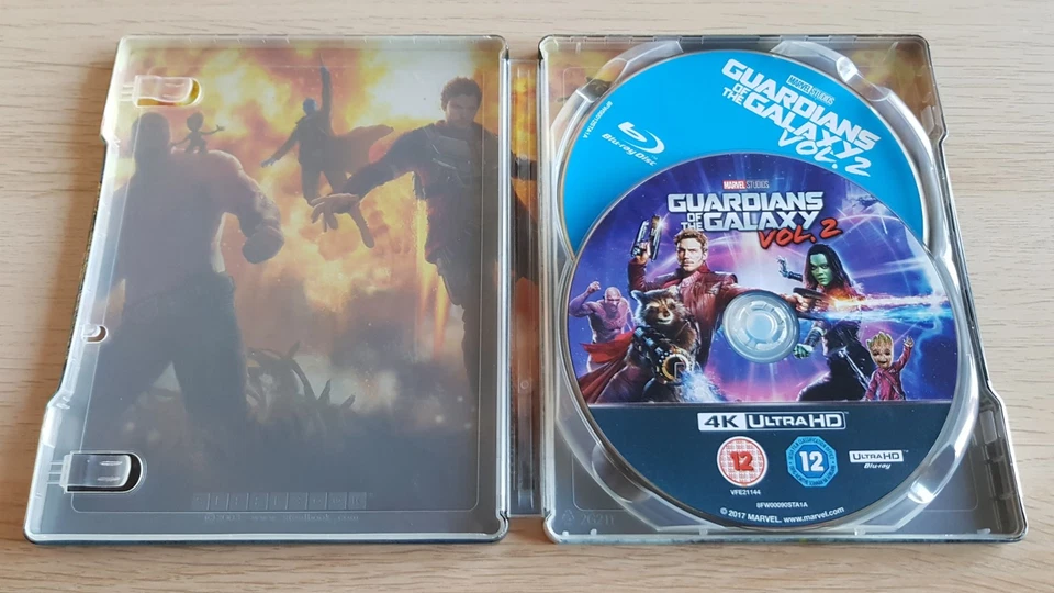 Guardians of the Galaxy Vol.2 (2017) on 4K UHD + Bluray, Region Free, Steelbook - Image 4 of 4