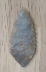 Neolithic Period Arrowhead Sahara Desert Africa 1 1/2 Inch Serrated Nice 