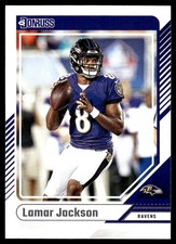 Lamar Jackson 2024 Donruss #130 Ravens NFL READ FREE SHIPPING AutographDen