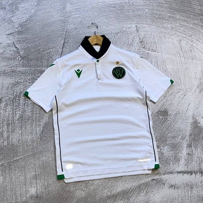 Macron FC Wacker Innsbruck 2020 2021 Away Jersey White Green Black Size S