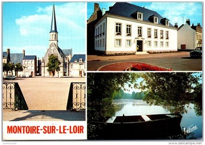 41 MONTOIRE SUR LE LOIR - verschiedene Ansichten der Gemeinde,