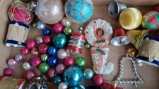 Lot of Assorted Vintage Christmas Tree Ornaments SEE Photo