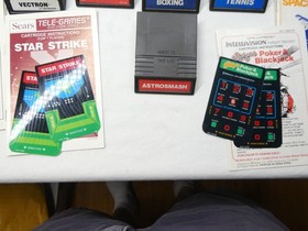 Lot of 17 Intellivision games with manuals & overlays